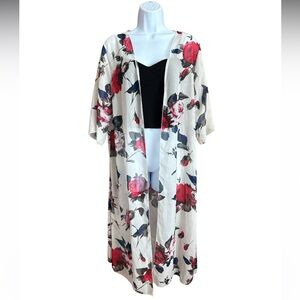 Floral Cream Kimono Size Large